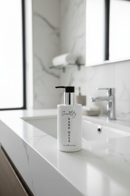 Serenity Hand Wash Pump Bottle 310ml Box of 50 – Hotel Guest Amenities (CHWASH-310ML)
