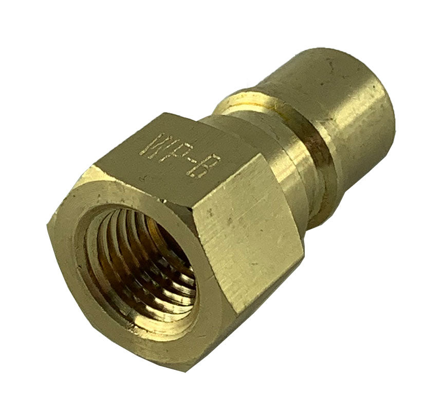 Solution Hose Brass Connector 1/4-inch Male (CON-M)