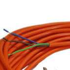 15metre - 3 Core -  15amp - Orange Repair Lead (CR1515)#