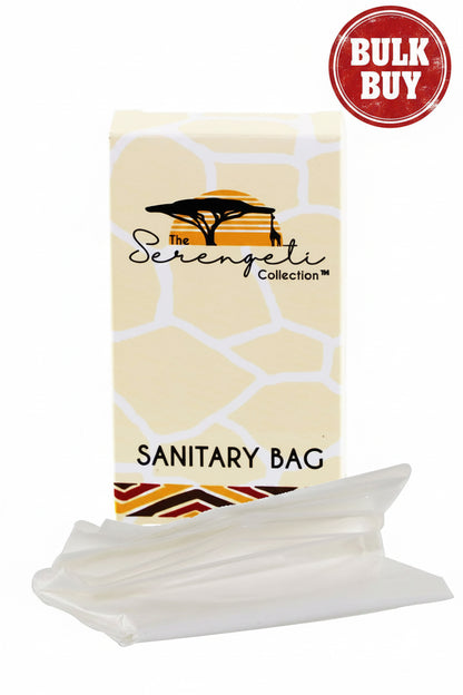 Sanitary Bag Box of 250 - Hotel Guest Amenities (CSAN)