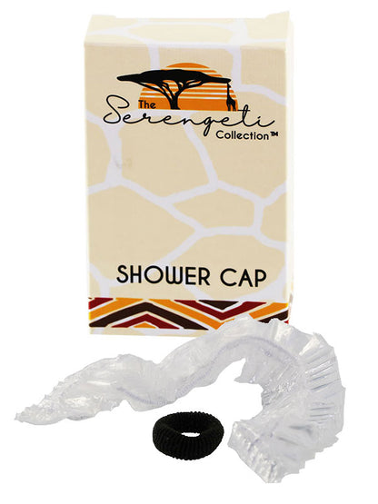 Shower Cap and Hair tie Box of 250 – Hotel Guest Amenities (CSHOW)