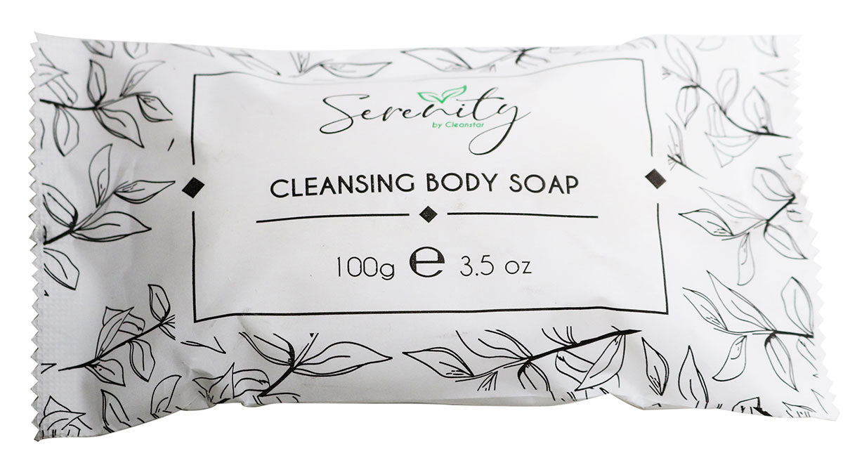 Serenity Body Soap 100gm Box of 100 – Hotel Guest Amenities (CSOAP-100G)