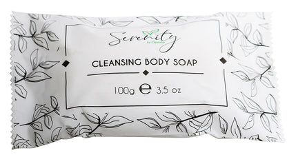 Serenity Body Soap 100gm Box of 100 – Hotel Guest Amenities (CSOAP-100G)