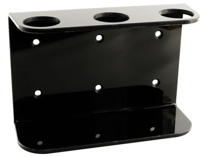 Acrylic Wall Bracket for Three Pump Bottles – Hotel Guest Amenities (CWALL-A-3)
