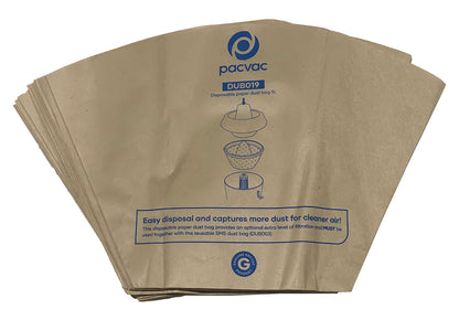 Genuine Pacvac Superpro 700 Disposable Paper Dust Bags (DUB019)