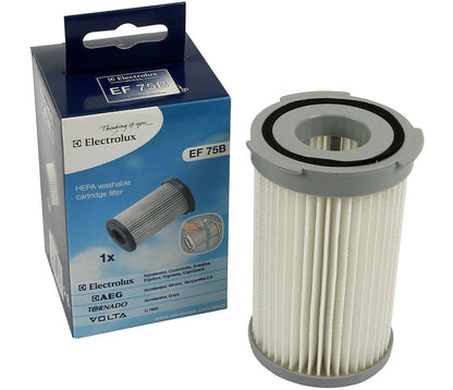Electrolux EF75B Accelerator, Energica, Ergobox, Ergoeasy, ErgoSpace Vacuum Cleaner HEPA Washable Cartridge Filter (900195949)