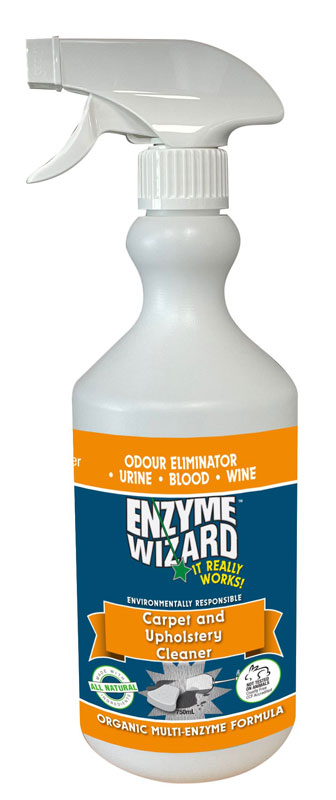 Enzyme Wizard Carpet and Upholstery Cleaner 750ml Spray Bottle (EWCS750ML2)