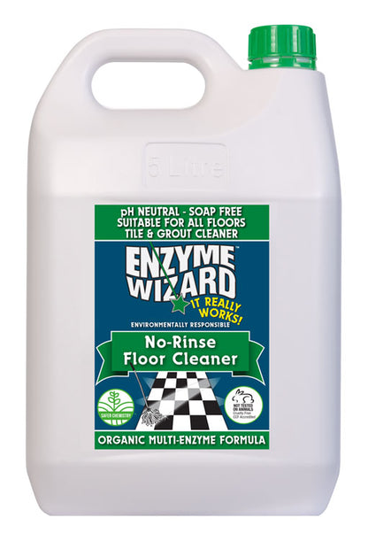 Enzyme Wizard No Rinse Floor Cleaner 5 Litre  Bottle (EWFC5L)