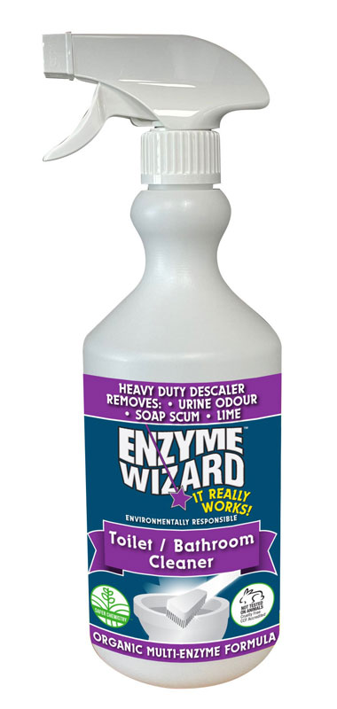 Enzyme Wizard Toilet and Bathroom Cleaner 750ml Spray Bottle (EWTB750ML)