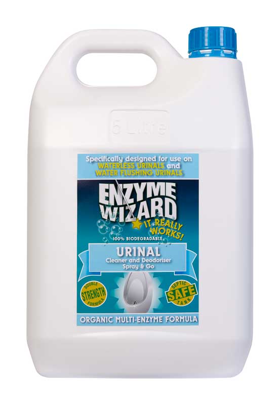 Enzyme Wizard Urinal Cleaner and Deodoriser 5 Litre Bottle (EWUD5L)