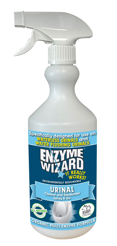 Enzyme Wizard Urinal Cleaner and Deodoriser 750ml Spray Bottle (EWUD750ML)