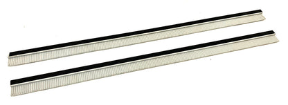 Pair of Squeegee Inserts for FTEA Commercial Vacuum Cleaner Floor Tool with Reinforced Stainless Steel and Height Adjuster (FTEA-WET)