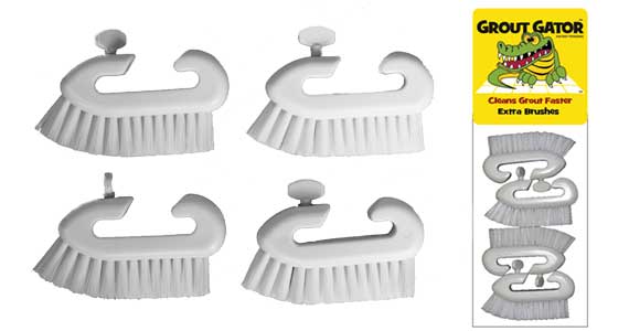 Grout Gator Replacement Brush Heads 4-Pack (GG-BRUSH)