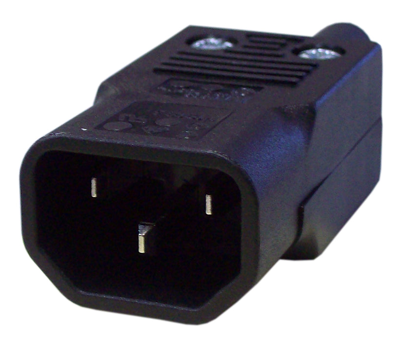 Pacvac 3 Pin IEC Male Rewireable Power Plug (PWP001-3pin)