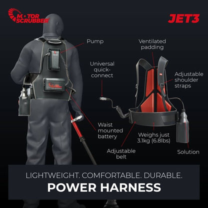 MotorScrubber JET3 Handheld Scrubber with Spray Scrub Technology (JET3)