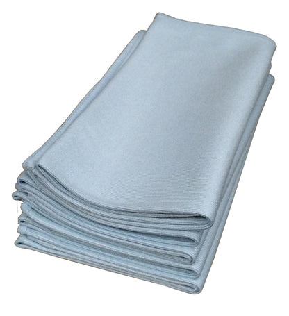 Light Blue Microfibre Cloths for Glass Surfaces 5-Pack (MFGLASS)