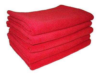 Red Microfibre Cloths 5-Pack (MFRED)