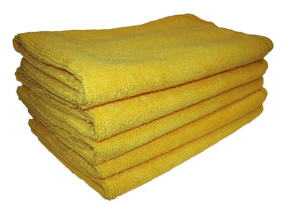 Microfibre Towels Pack of 5 Yellow For Infectious Areas