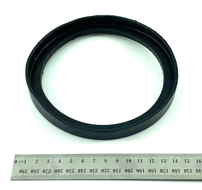 Universal Vacuum Cleaner Motor Base Gasket - 145mm Diameter - Hard Rubber (MG000)