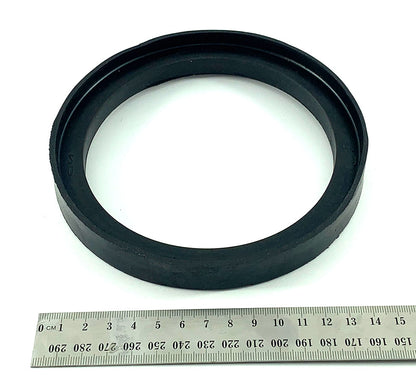 Universal Vacuum Cleaner Motor Base Gasket - 145mm Diameter - Thick Hard Rubber (MG000-THICK)
