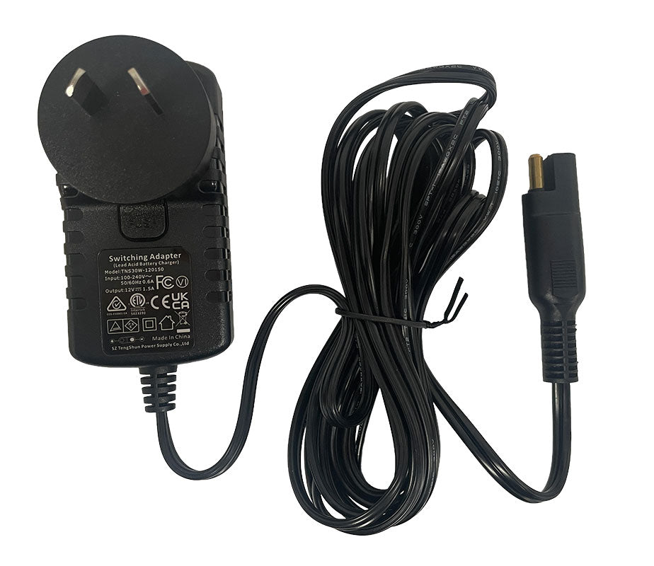 MotorScrubber SHOCK, M3, JET3 2 Pin Charger - Older Version (MS1580AUS)
