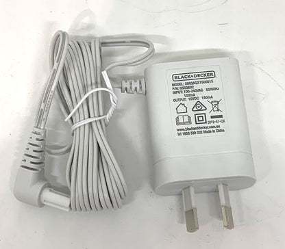 Black and Decker DVA315J, DVA320J, DVA325JP, HLVC315J11, HLVC320J11, NSVA315J, NVB115JL, WDA315J, WDA320J, WDC215WA Dustbuster Vacuum Charger (N503602)