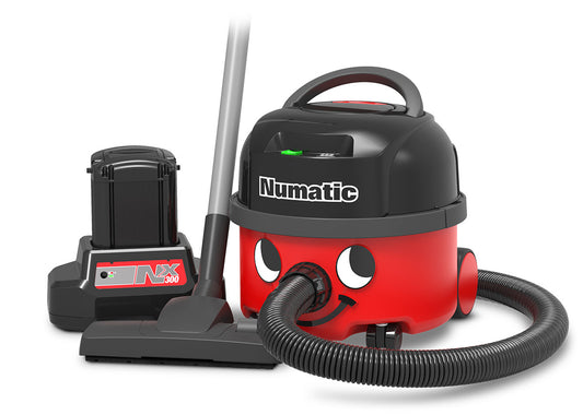 Numatic Henry NBV190NX 8L Commercial Cordless Dry Vacuum Cleaner with NX300 Battery