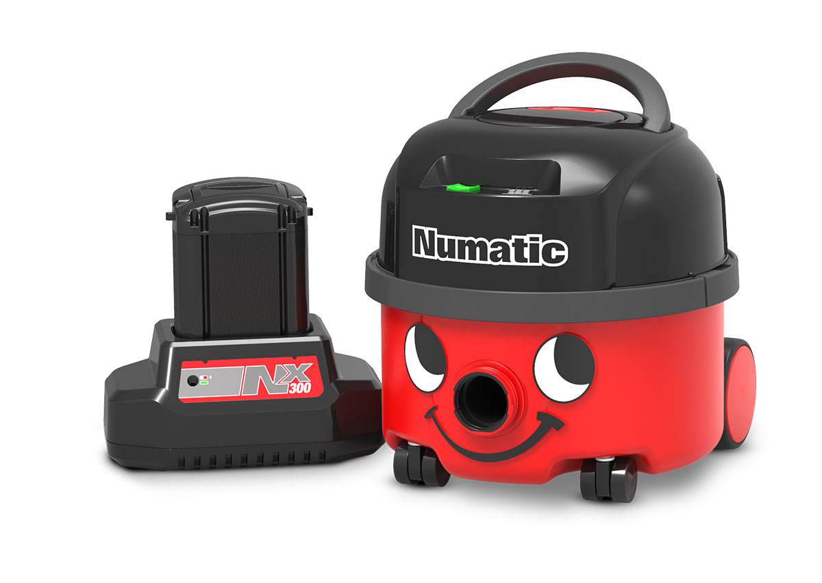 Numatic Henry NBV190NX 8L Commercial Cordless Dry Vacuum Cleaner with NX300 Battery