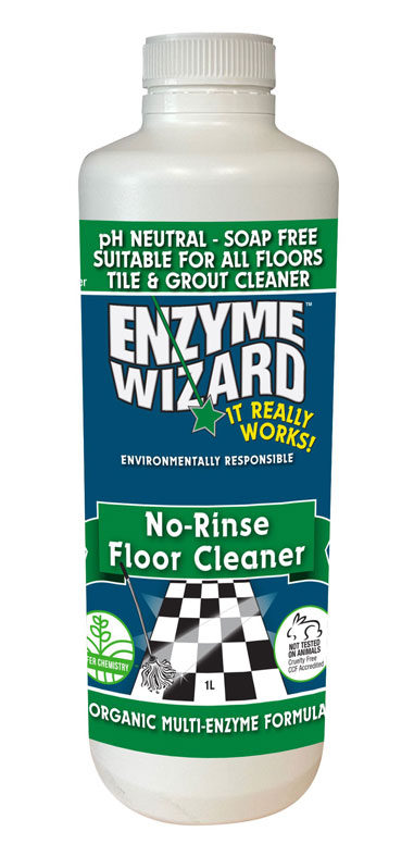 Enzyme Wizard No Rinse Floor Cleaner 1 Litre Bottle (EWFC1L2) - Vacuum Spot