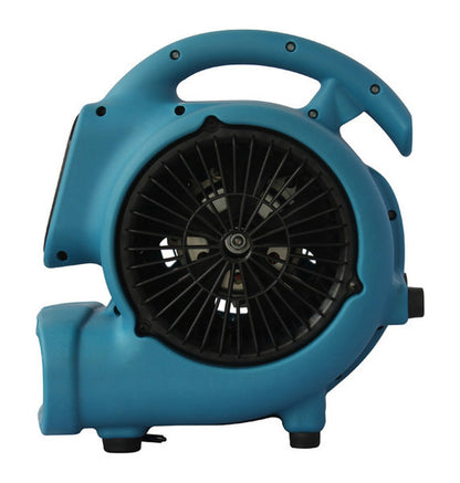 XPOWER 1/4 Horse Power Mini Air Mover 0 degree position