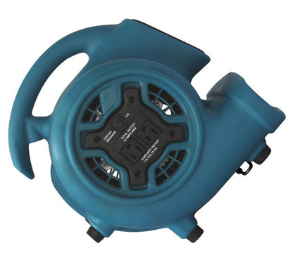 XPOWER 1/4 Horse Power Mini Air Mover 45 degree position