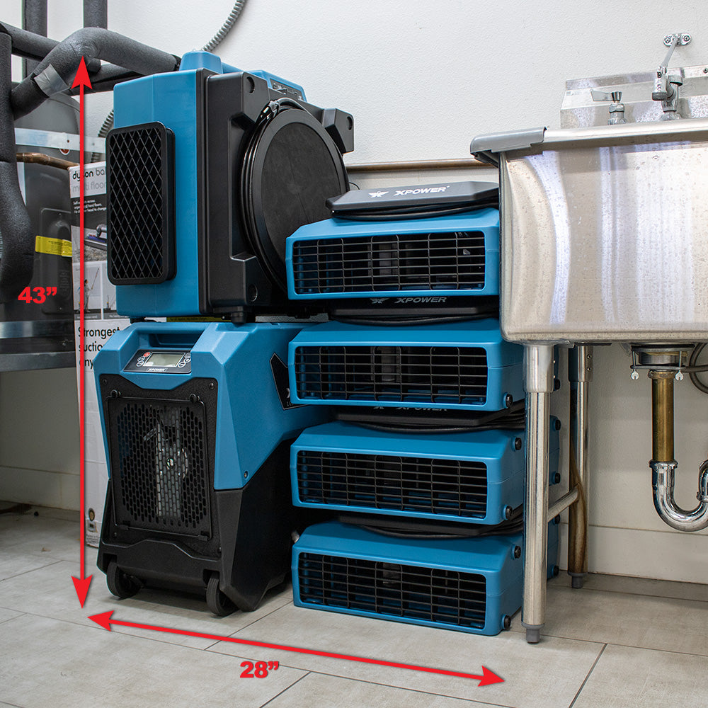 XPOWER Low Profile Air Mover 240 Watt (PL-700A)
