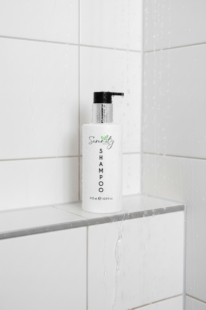 Serenity Shampoo Pump Bottle 310ml Box of 50 – Hotel Guest Amenities (CSHAM-310ML)