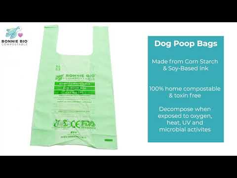 Bonnie Bio Dog Poop T-Shirt Bags