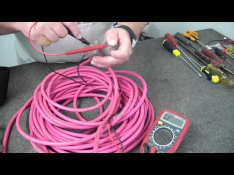 How to test a PacVac cord to see if it needs replacing