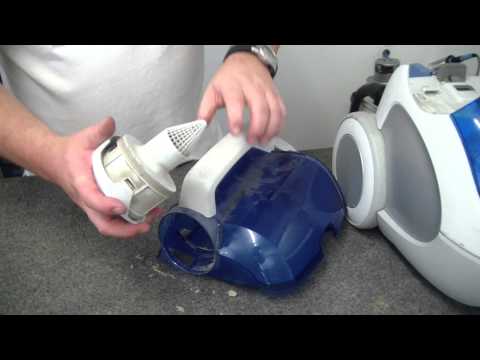 How to change the cone filter on an Electrolux Twin Clean Z8240