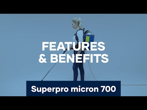 Features & Benefits - Superpro micron 700 Backpack Vacuum | Pacvac Product Training Video