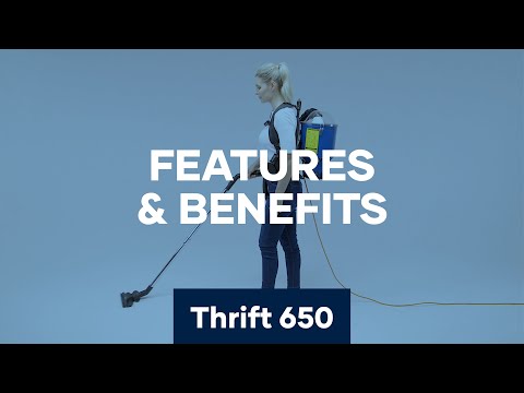 Features & Benefits - Thrift 650 Backpack Vacuum | Pacvac Product Training Video