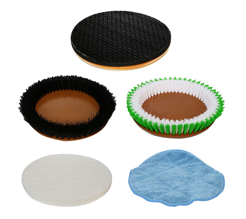 Polystar Orbital Floor Polisher and Cleaner (PS-001) pads and brushes