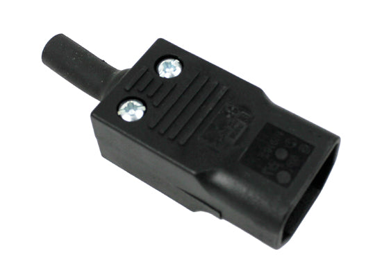 Pacvac 2 Pin IEC Male Rewireable Power Plug (PWP001)