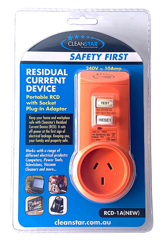 Portable RCD with Socket Plug-In Adaptor (RCD-1A-NEW)