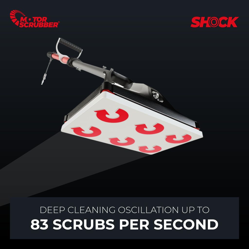 MotorScrubber SHOCK Low Profile Oscillating Floor Cleaner (MSSHOCKCOMPAU)