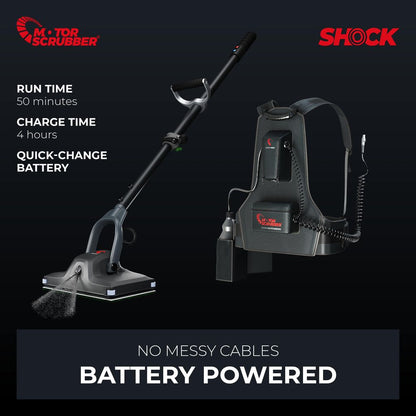 MotorScrubber SHOCK Low Profile Oscillating Floor Cleaner (MSSHOCKCOMPAU)