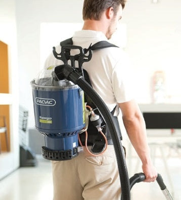 Pacvac Superpro Backpack  with ACTIV8 Battery Powered Vacuum Head