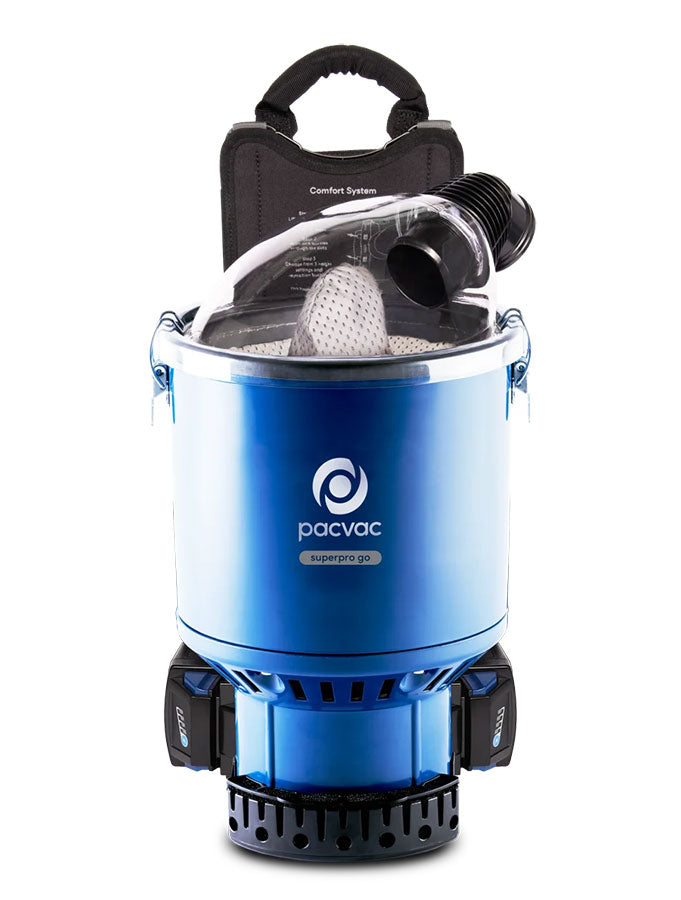 Pacvac Superpro Go Cordless Backpack Vacuum Cleaner (VB002SG01A01)