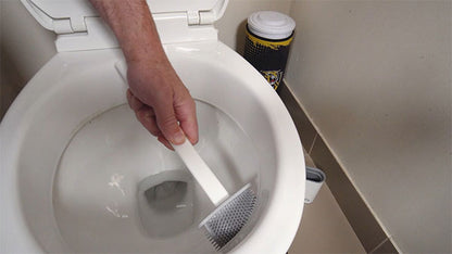 Silicone Multi-Purpose Toilet Brush and Holder (TB001)