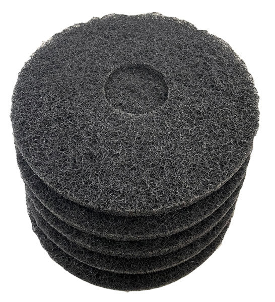 Glomesh 300mm Black Regular Speed Stripping Pads - 5 Pack (TK300BLK)