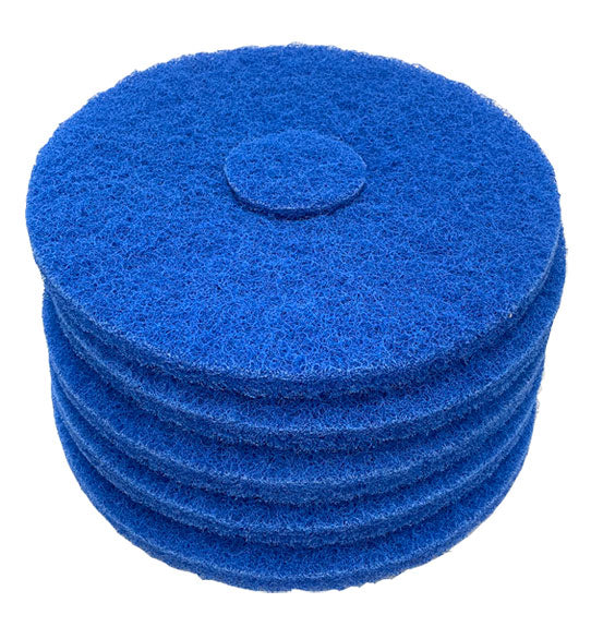 Glomesh 300mm Blue Regular Speed Cleaning Pads - 5 Pack (TK300BLU)