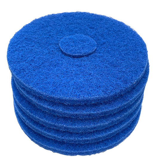 Glomesh 380mm Blue Regular Speed Cleaning Pads - 5 Pack (TK380BLU)