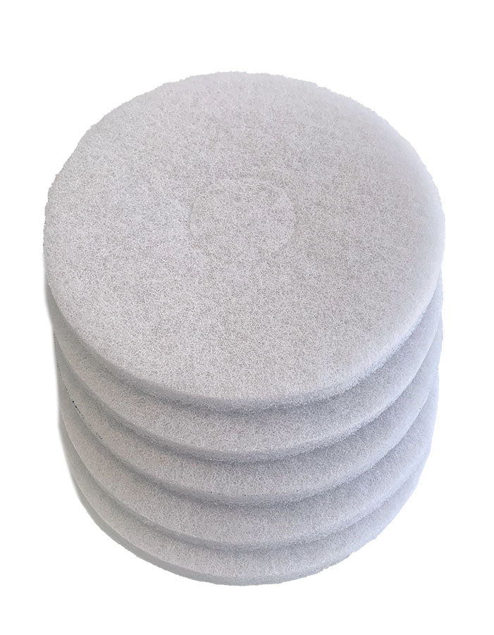 Glomesh 300mm White Extra Fine Regular Speed Polisher Pads - 5 Pack (TK300WHT)